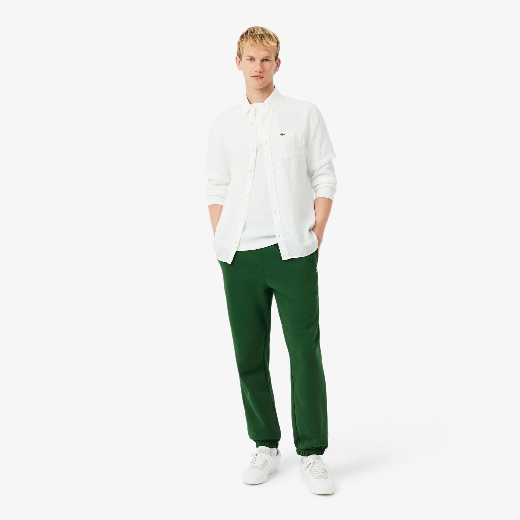 Men's Lacoste Brushed Fleece Jogger Trackpants Men's Lacoste Brushed Fleece Jogger Trackpants