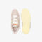 Women's Lacoste T-Clip Leather Gum Sole Trainers women s lacoste t clip leather gum sole trainers