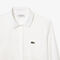 lacoste poplin shirt with ribbed collar