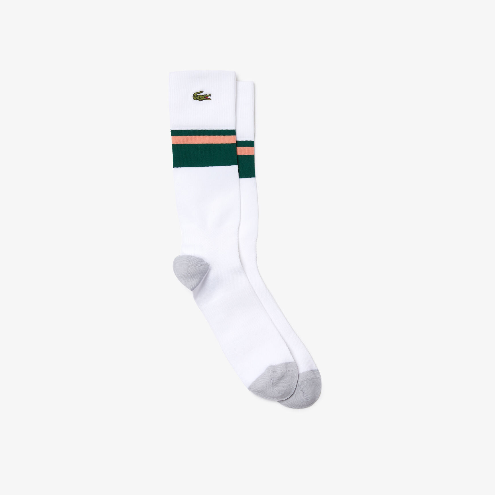 Men&rsquo;s Lacoste SPORT Compression Zone Striped Socks
