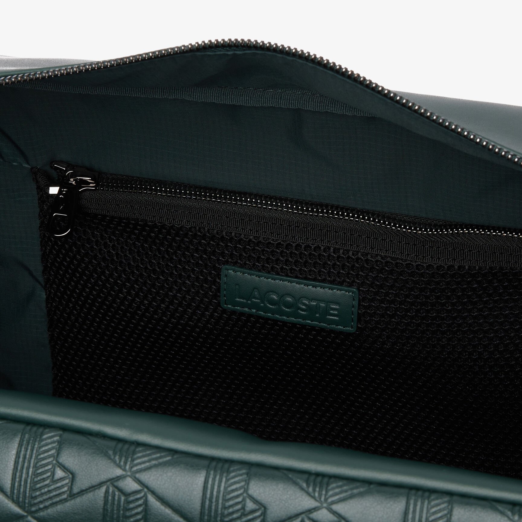 Leather Monogram Print Weekend Bag Leather Monogram Print Weekend Bag