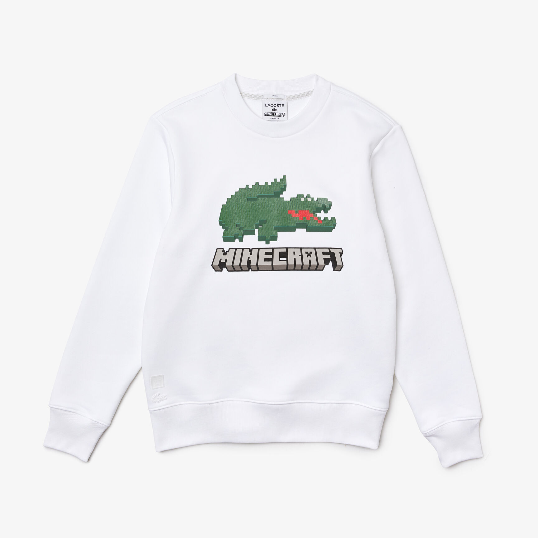 Unisex Lacoste x Minecraft Organic Fleece Sweatshirt