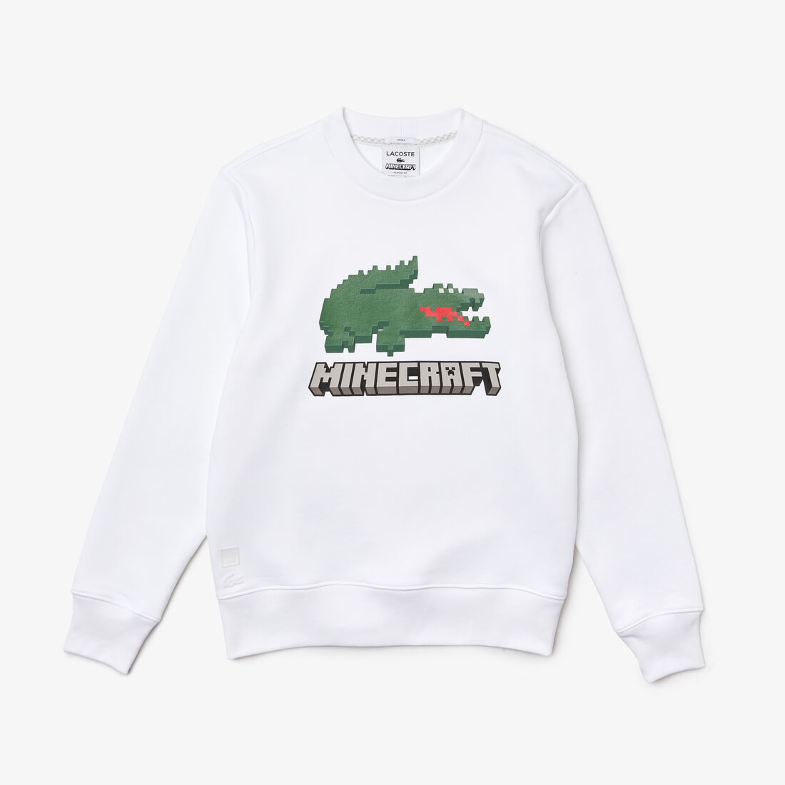 Unisex Lacoste x Minecraft Organic Fleece Sweatshirt Unisex Lacoste x Minecraft Organic Fleece Sweatshirt