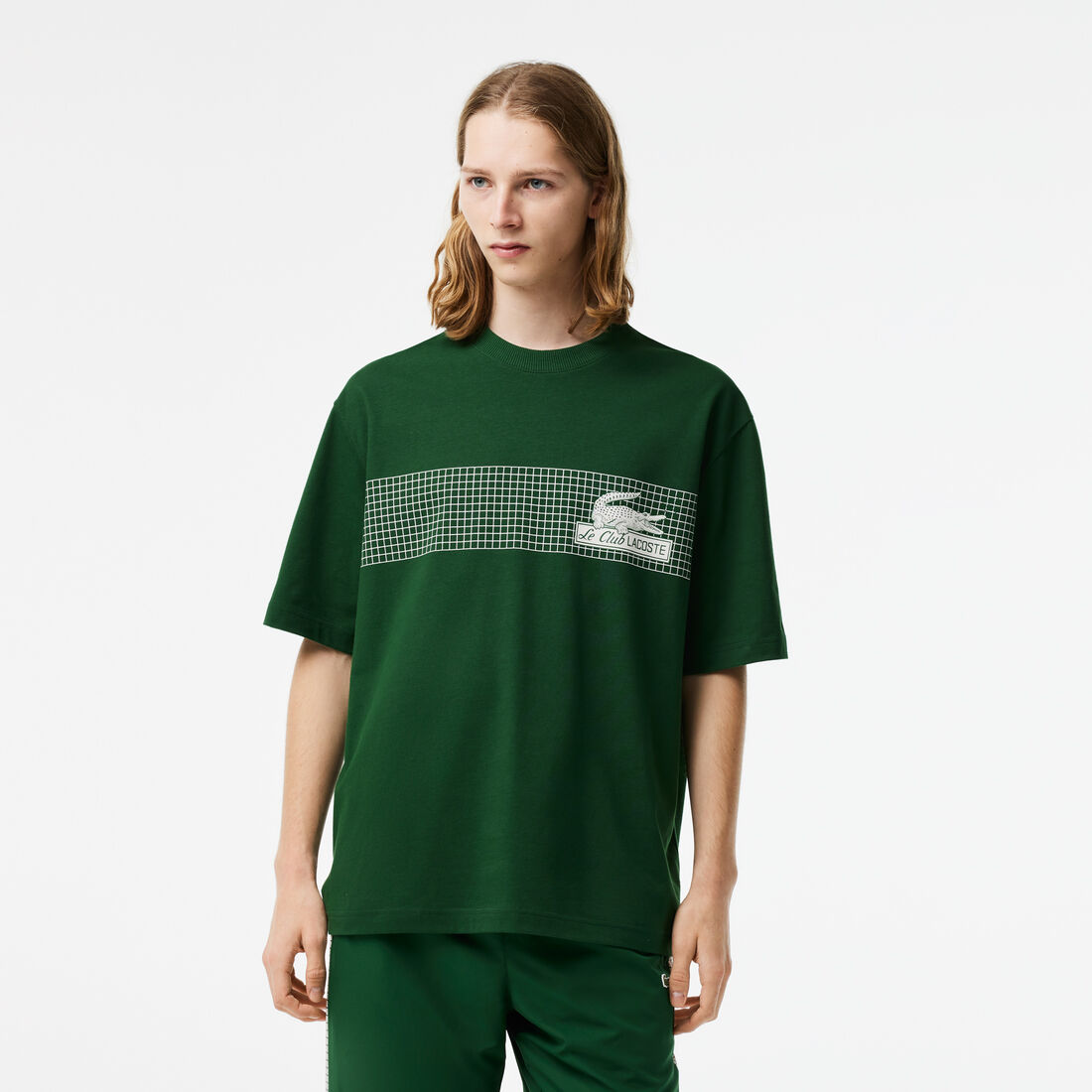Men’s Lacoste Loose Fit Tennis Print T-shirt