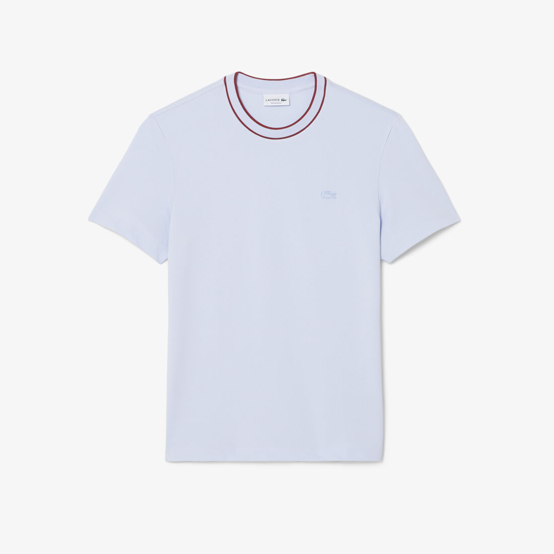 Stretch Pique Stripe Collar T-shirt Stretch Pique Stripe Collar T-shirt