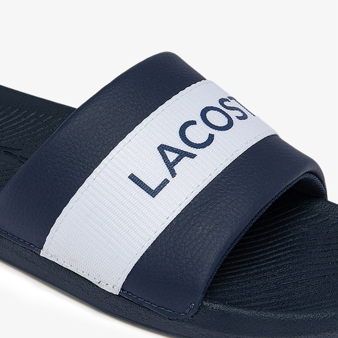 Men's Croco Slides Textile Logo Men's Croco Slides Textile Logo