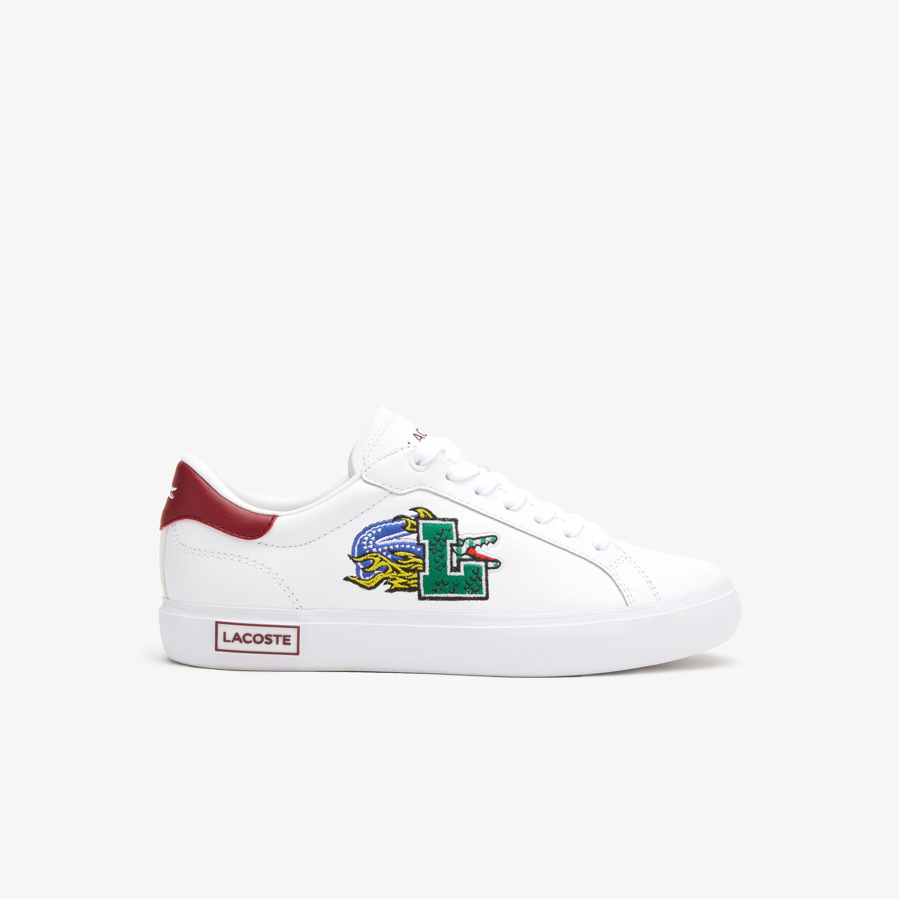 Women's Lacoste Powercourt Leather Sneakers women s lacoste powercourt leather sneakers