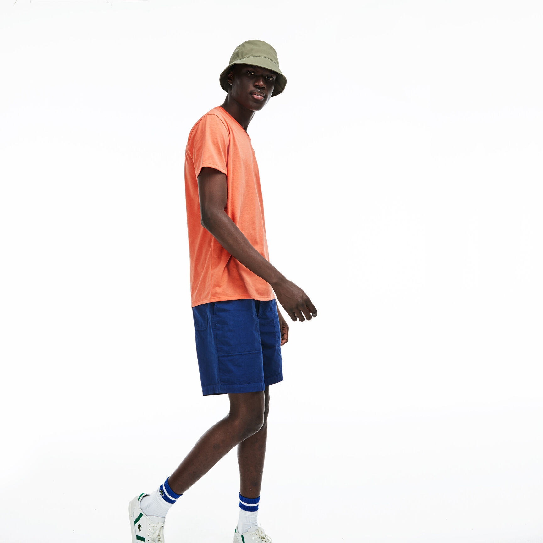 Lightweight Cotton Pima V Neck T-shirt