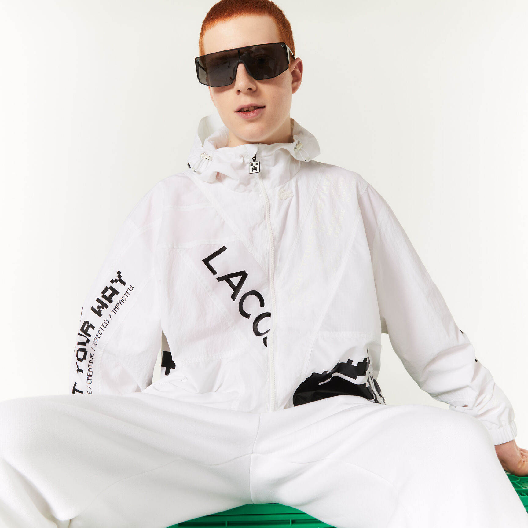 جاكيت بسحّاب للجنسين مجموعة Lacoste L!VE x Minecraft جاكيت بسحّاب للجنسين مجموعة Lacoste L!VE x Minecraft