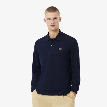 Classic Fit Long Sleeved L.12.12 Polo Shirt