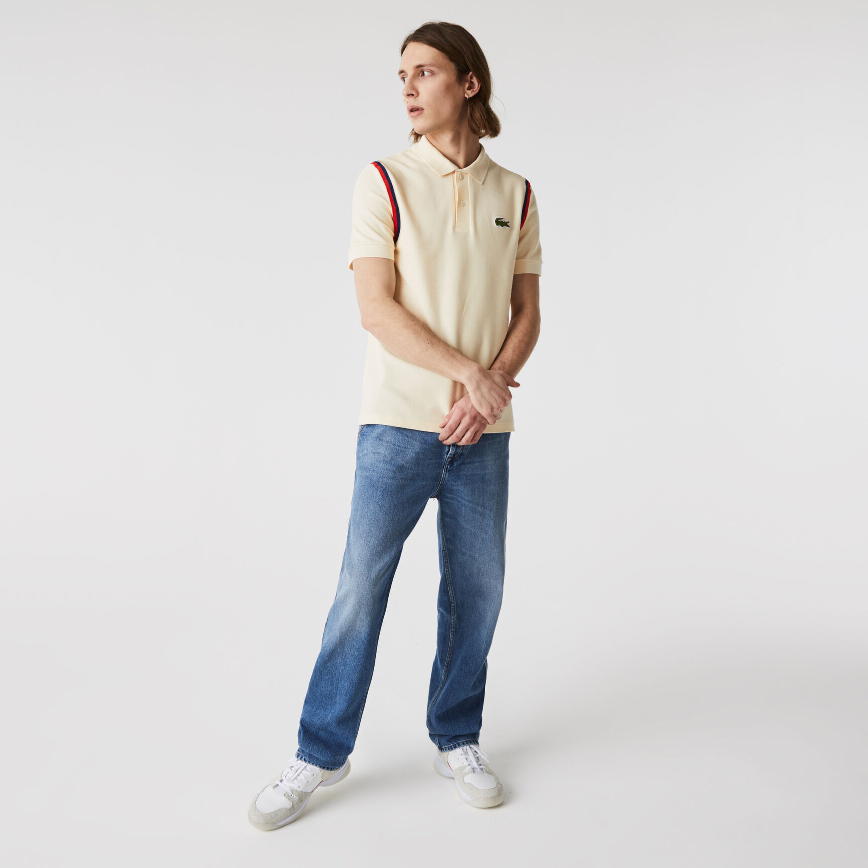 Men&rsquo;s Lacoste Made In France Regular Fit Organic Cotton Polo