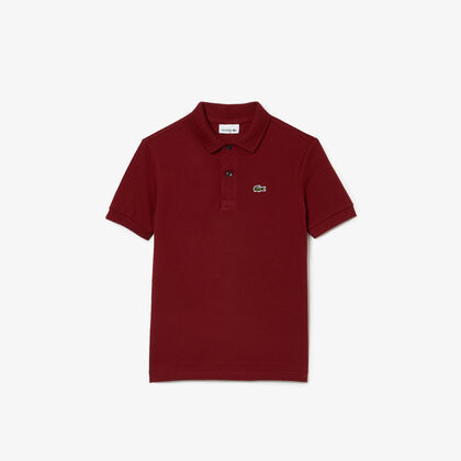 Kids' Lacoste Regular Fit Petit Pique Polo Shirt