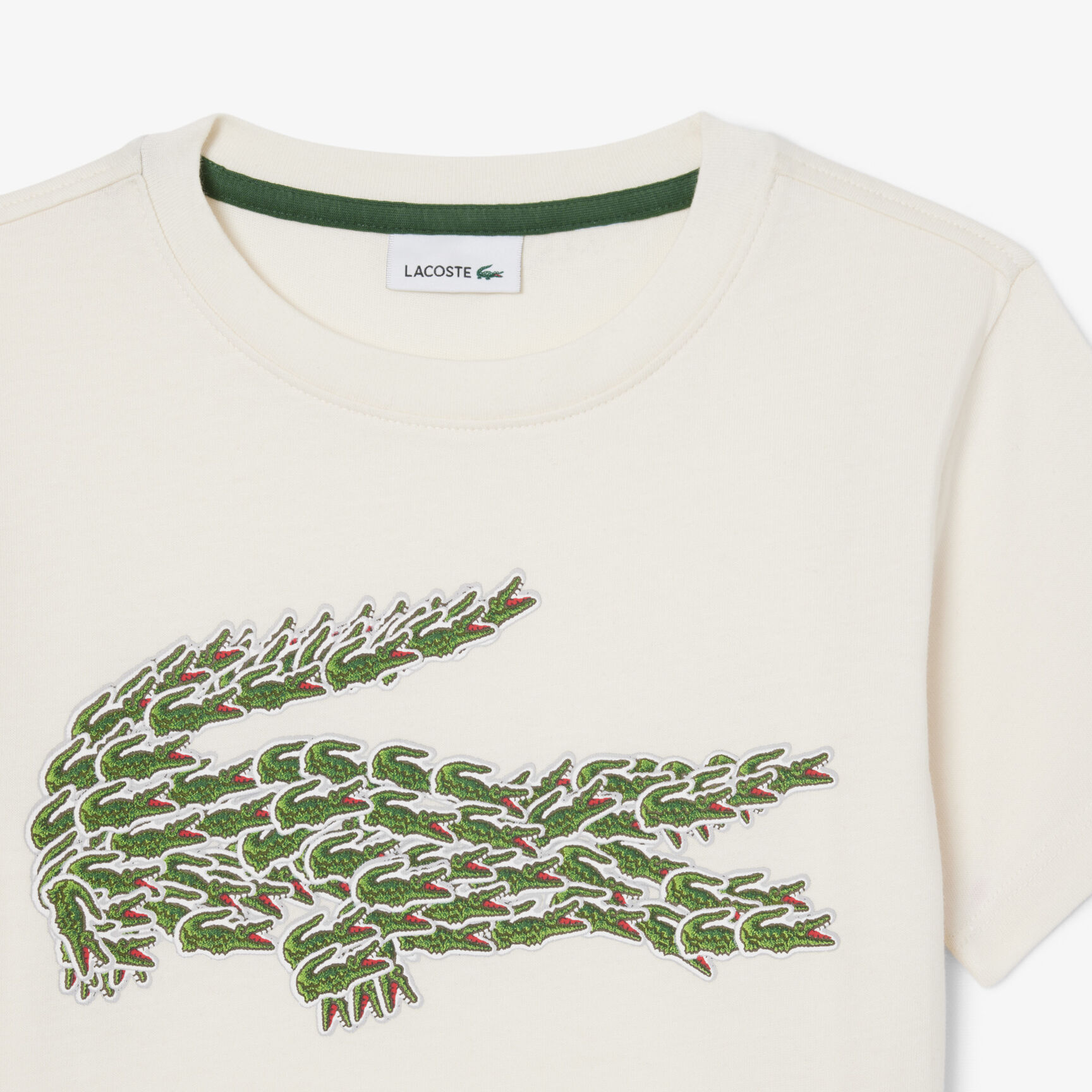 Crocodile Print Cotton T-shirt Crocodile Print Cotton T-shirt