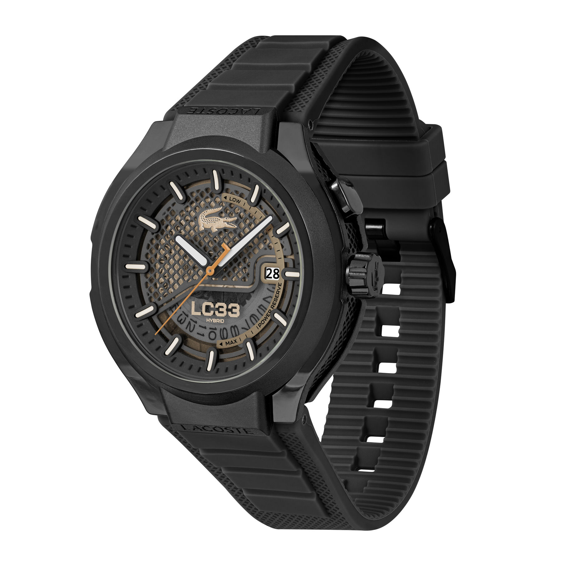 LC33 Black Silicone Watch lacoste lc33 black silicone watch