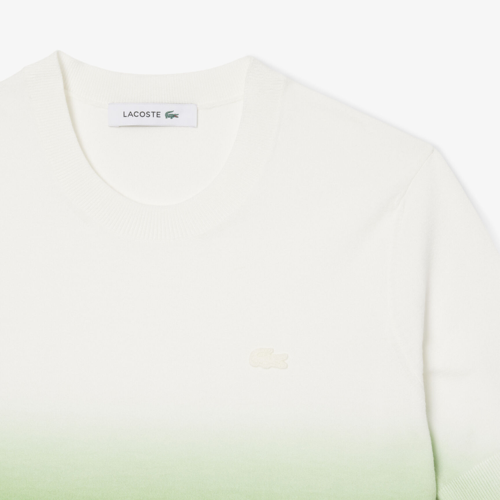 Short Sleeved Ombre Effect Sweater