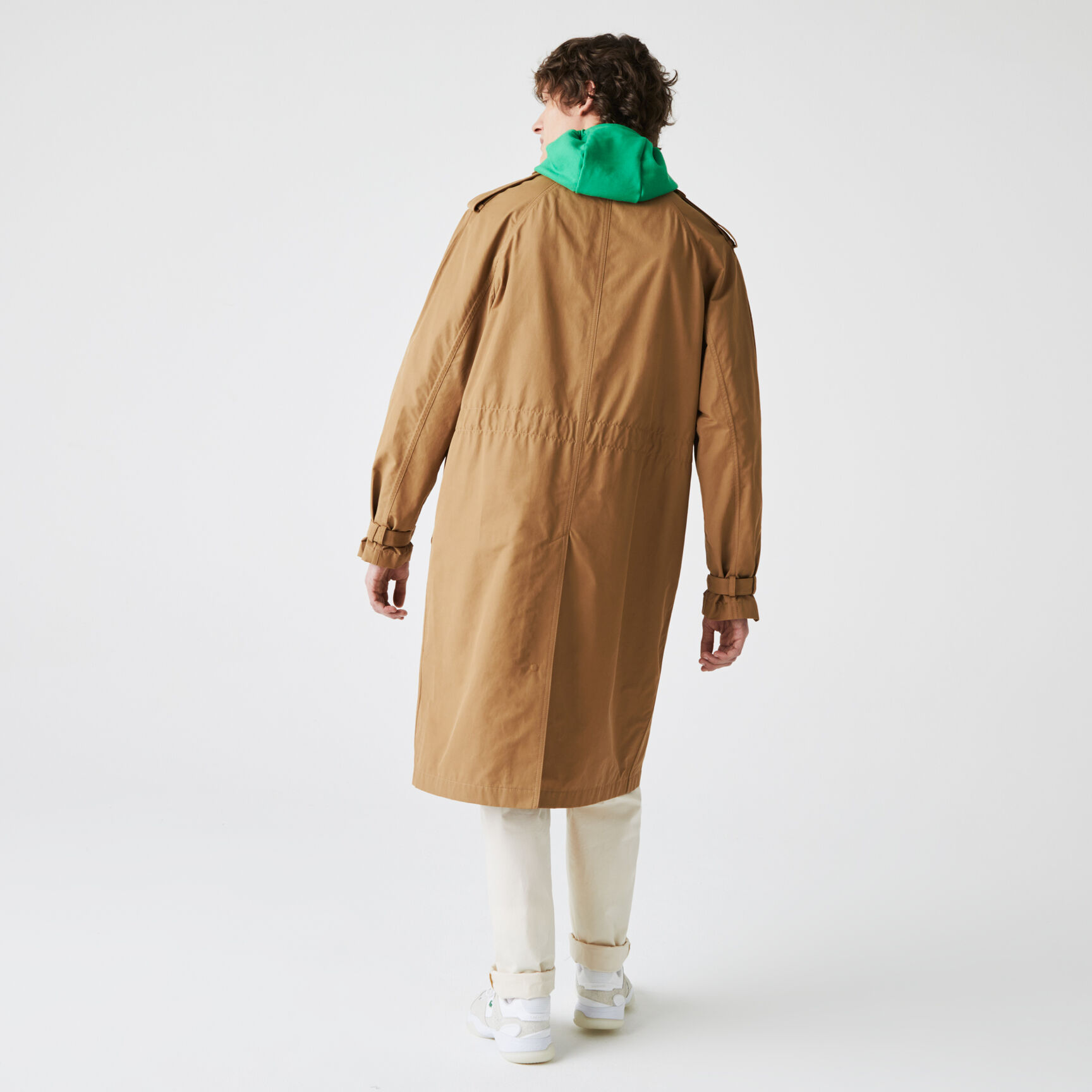 Unisex Solid Lightweight Canvas Trench Coat Unisex Solid Lightweight Canvas Trench Coat