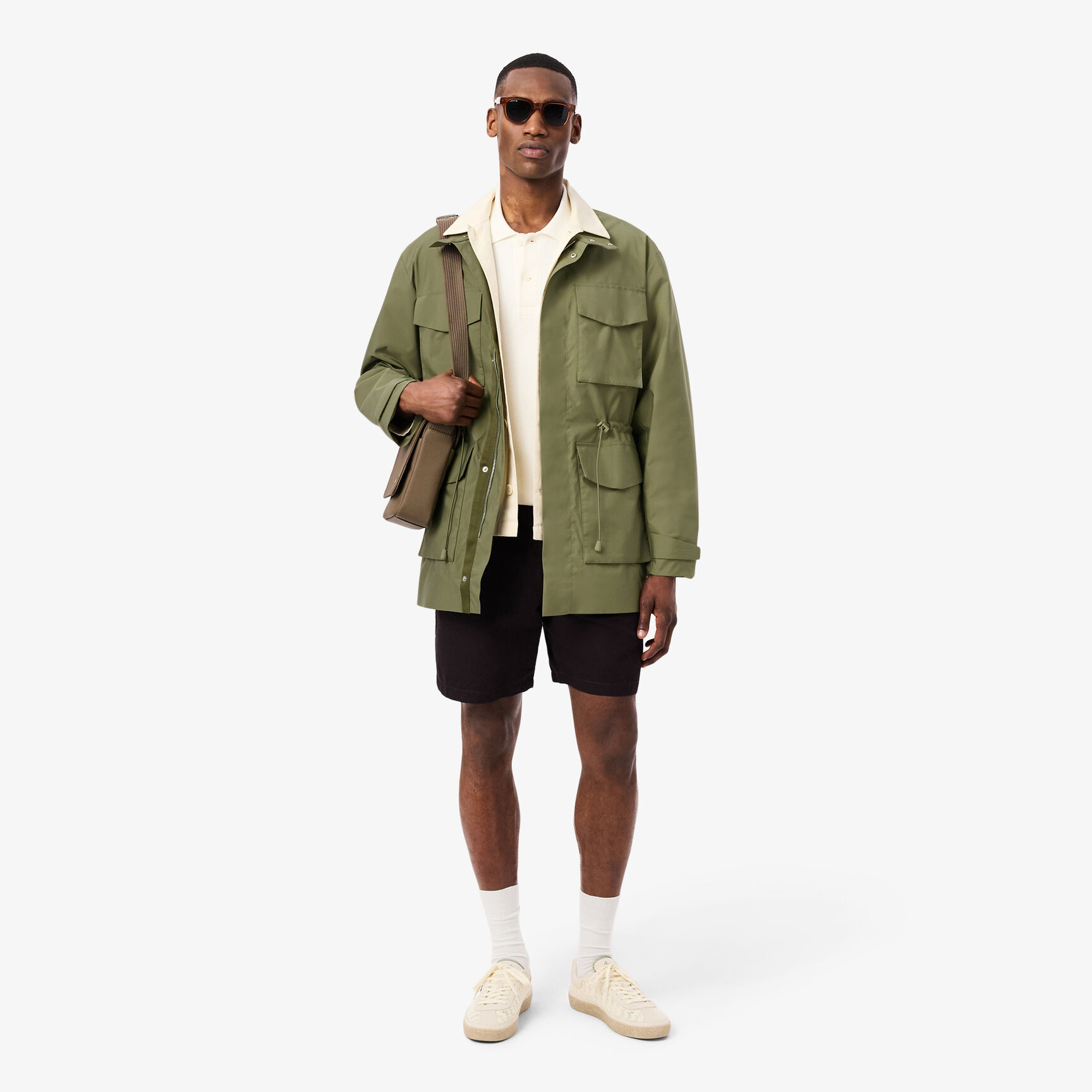 سترة واقية من الرياح طاردة للماء متوسطة الطول