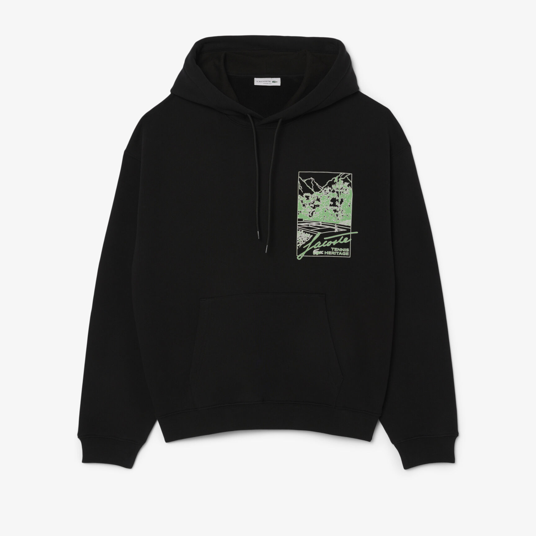 Printed Fleece Hoodie