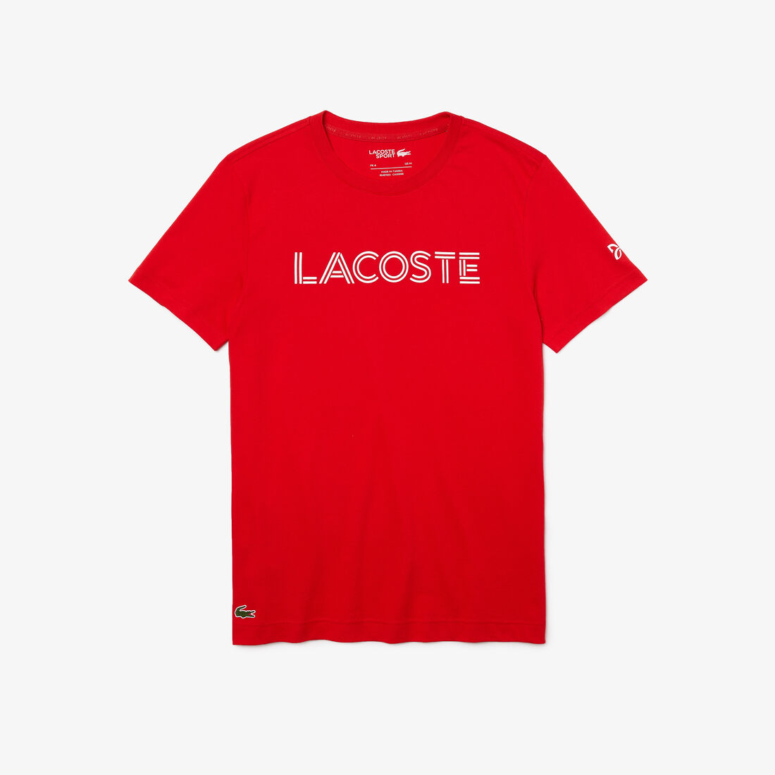 Men's Lacoste SPORT x Novak Djokovic Breathable Print T-shirt Men's Lacoste SPORT x Novak Djokovic Breathable Print T-shirt