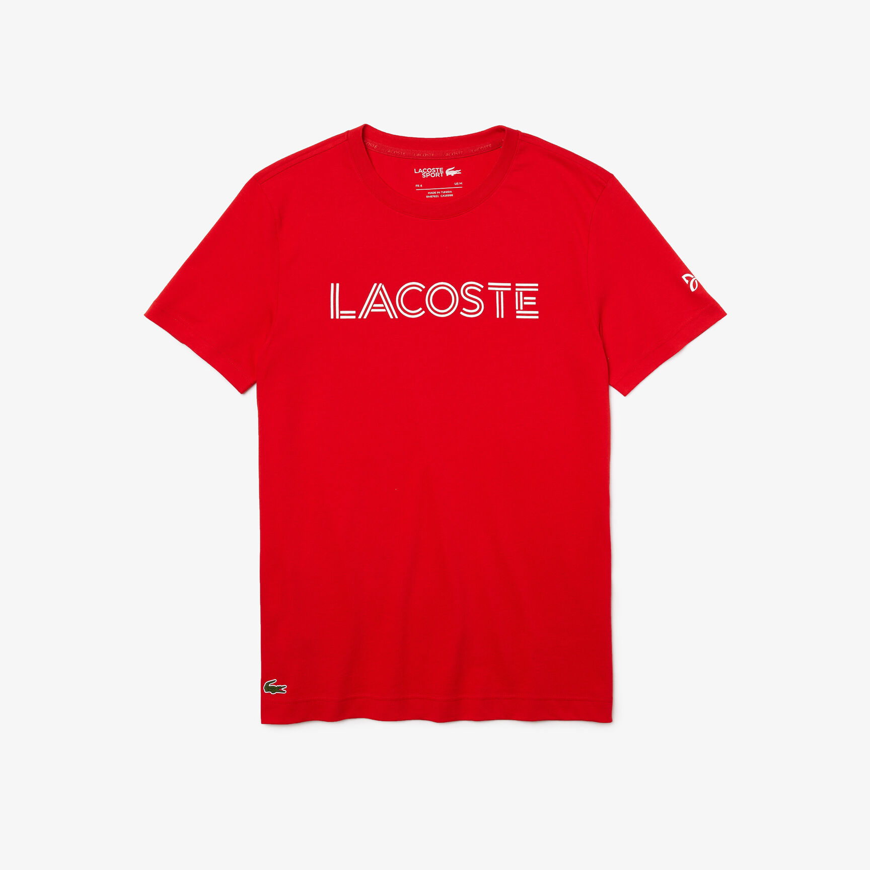 Men's Lacoste SPORT x Novak Djokovic Breathable Print T-shirt Men's Lacoste SPORT x Novak Djokovic Breathable Print T-shirt