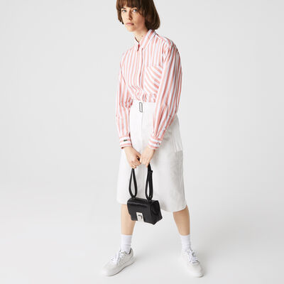 Women’s Oversized Striped Cotton Poplin Shirt