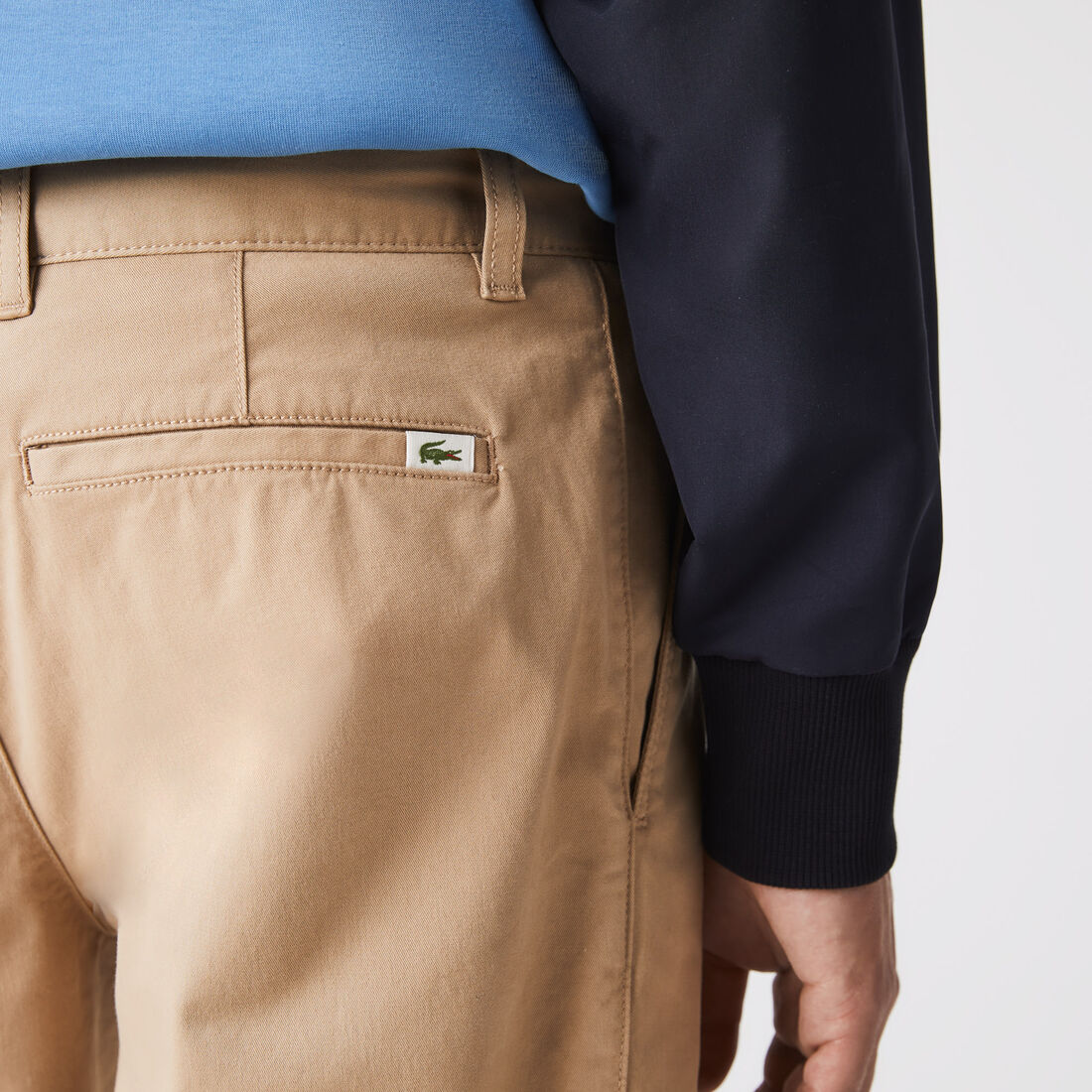 Men's Slim Fit Stretch Gabardine Bermuda Shorts Men's Slim Fit Stretch Gabardine Bermuda Shorts