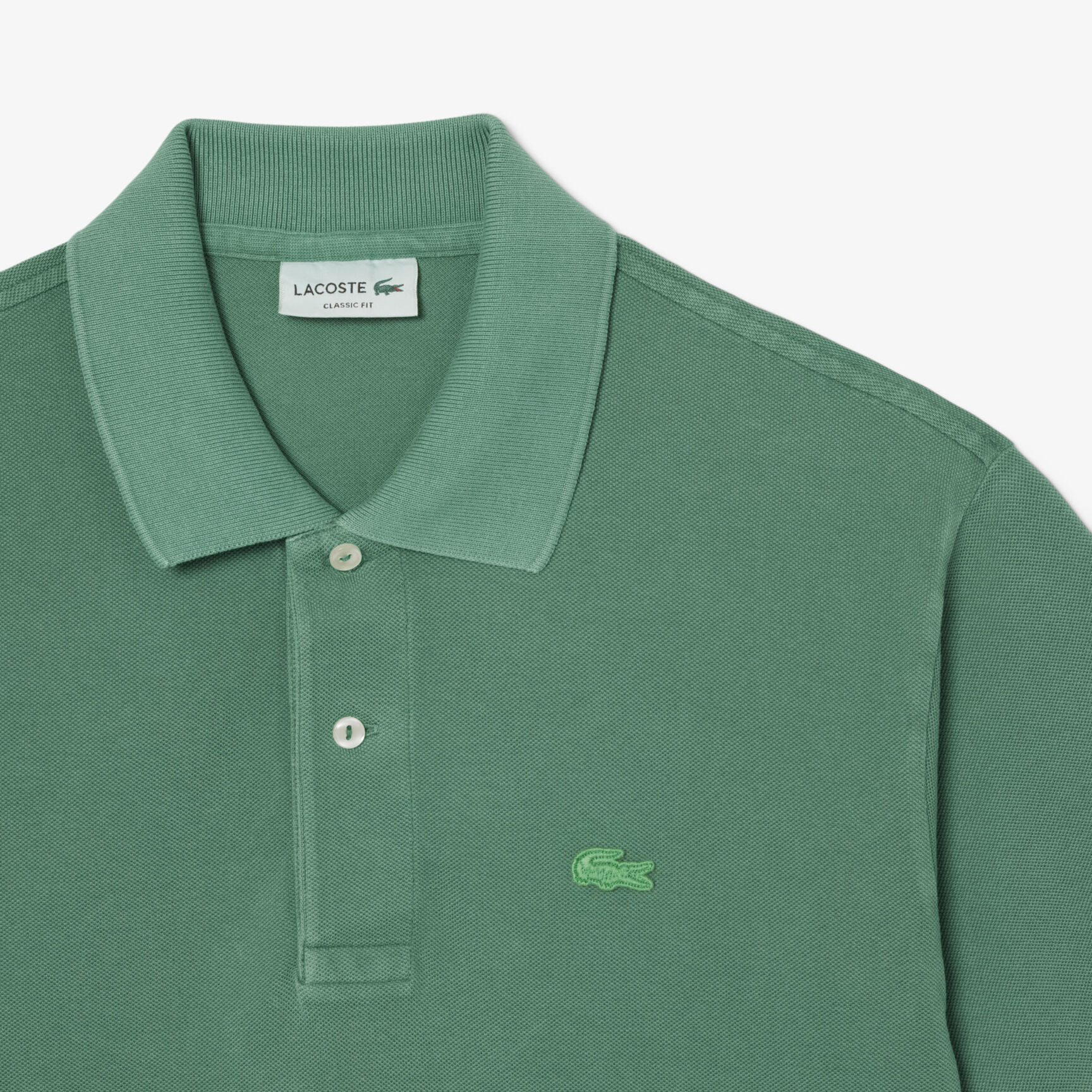 Classic Fit L.12.12 Washed Effect Polo Shirt