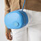 women s lacoste small oval grained leather camera bag