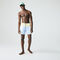 lacoste men s colourblock recycled cloth long swimming trunks