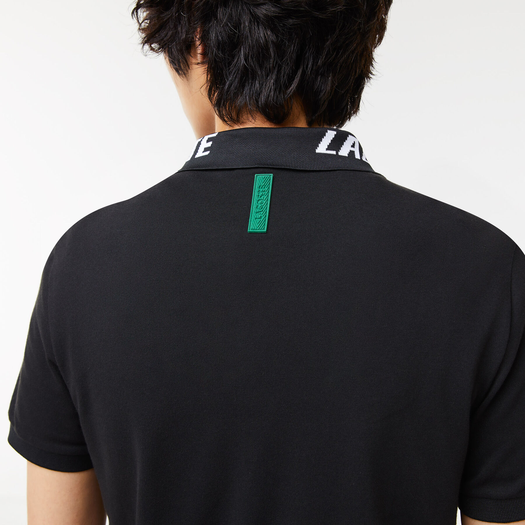 Men's Lacoste Branded Slim Fit Stretch Pique Polo Men's Lacoste Branded Slim Fit Stretch Pique Polo