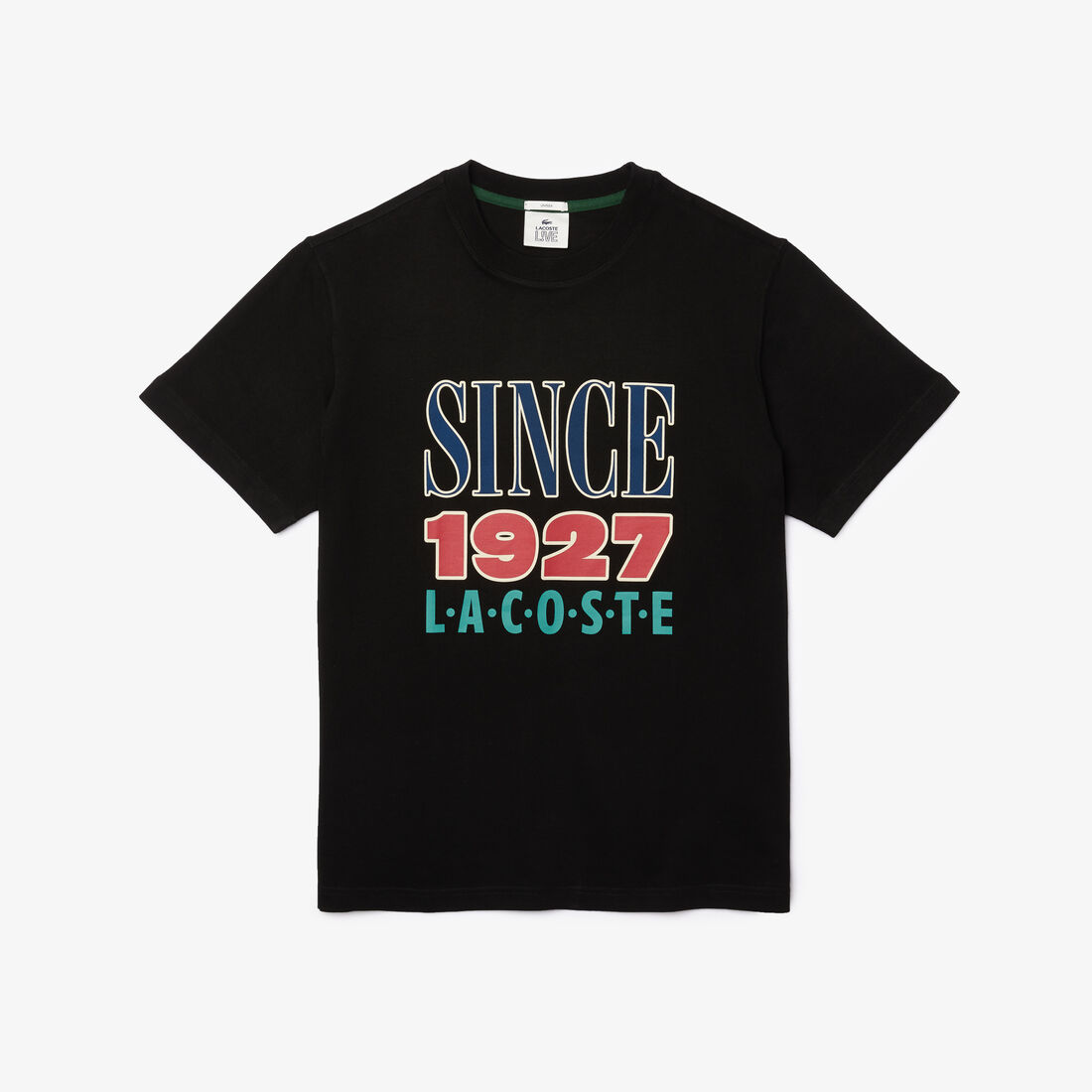 تي شيرت قطني للجنسين مع طباعة مجموعة Lacoste LIVE تي شيرت قطني للجنسين مع طباعة مجموعة Lacoste LIVE