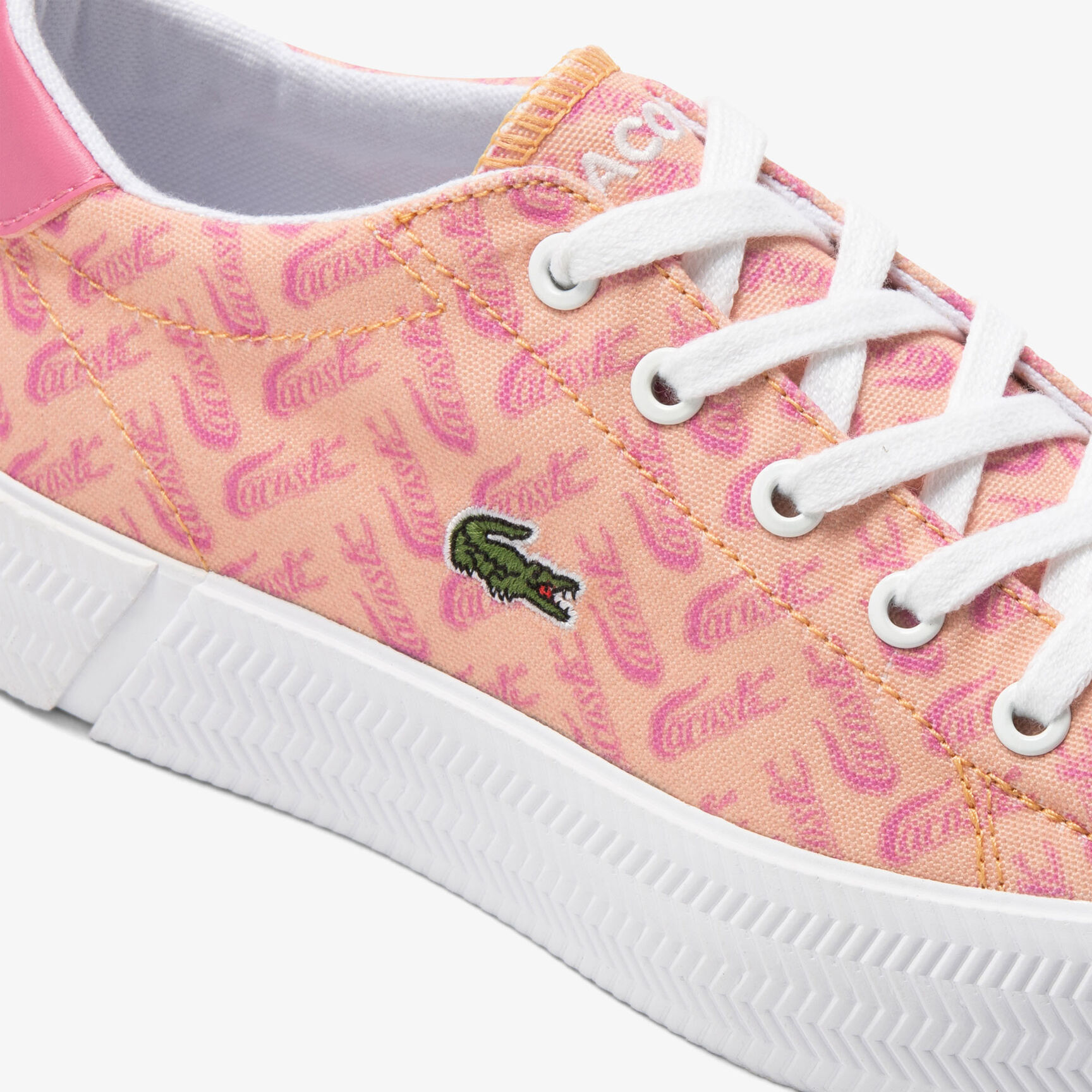 Children's Lacoste Gripshot Textile Trainers