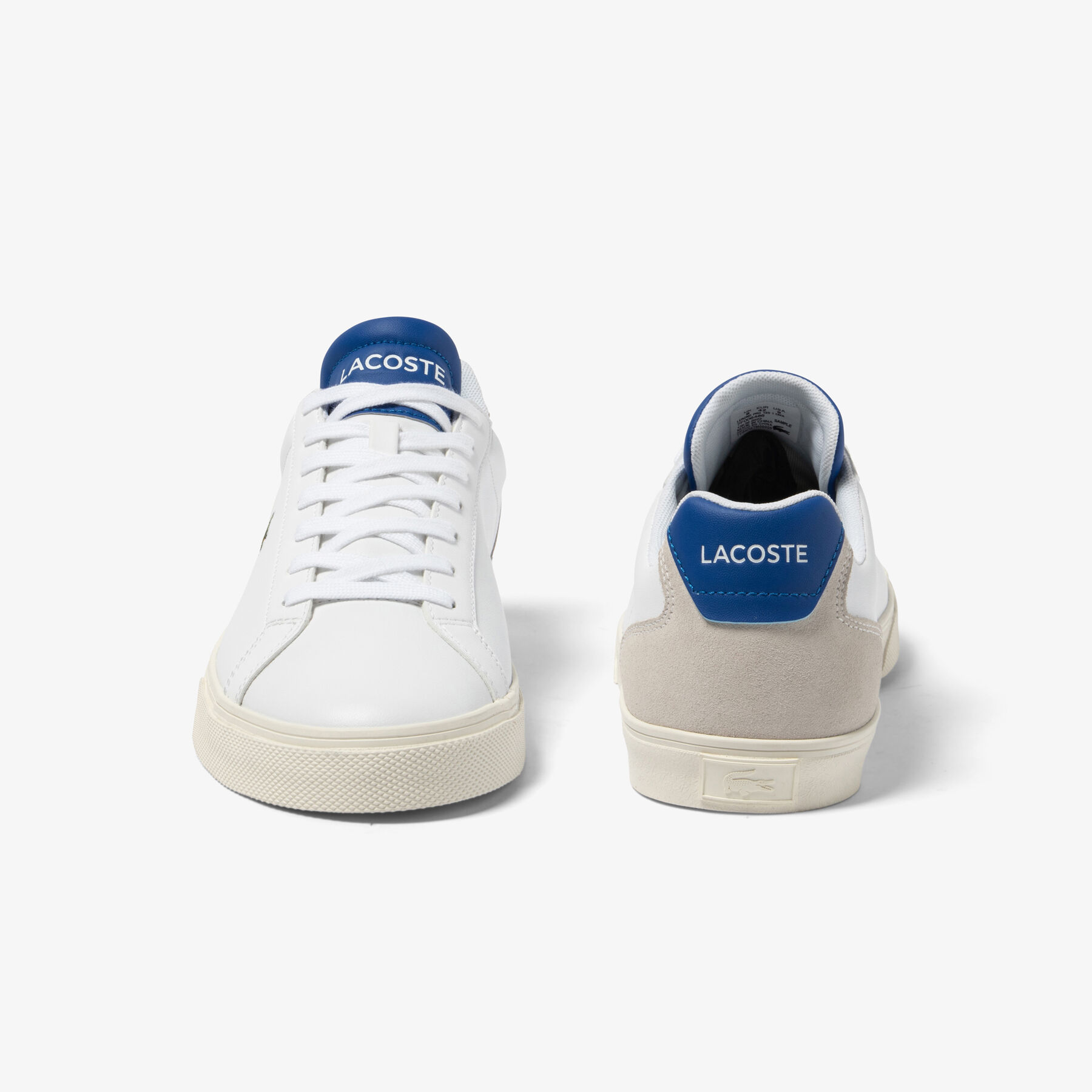 men s lacoste lerond pro leather heel pop trainers