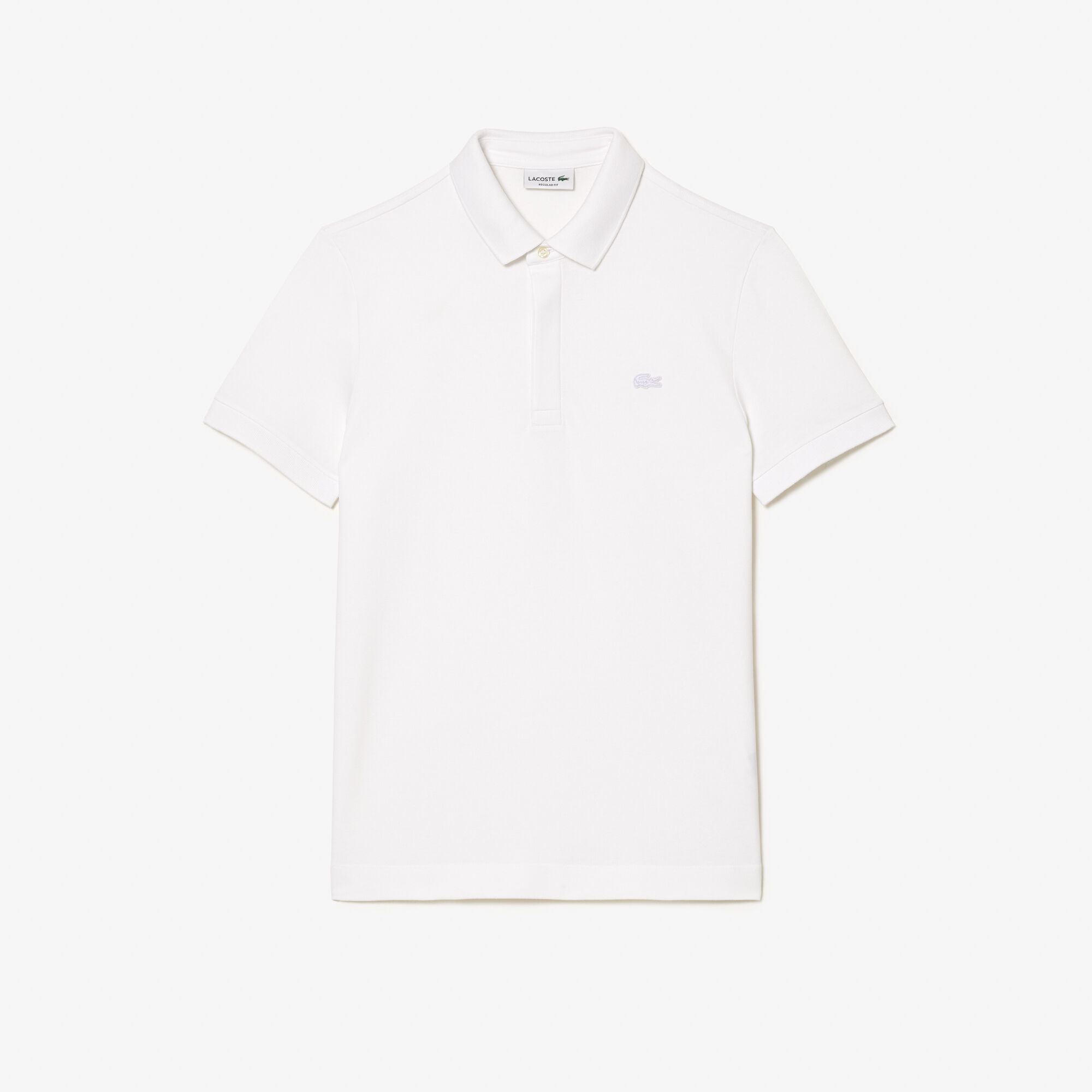 Men's Lacoste Paris Polo Shirt Regular Fit Stretch Cotton Piqué Men's Lacoste Paris Polo Shirt Regular Fit Stretch Cotton Piqué