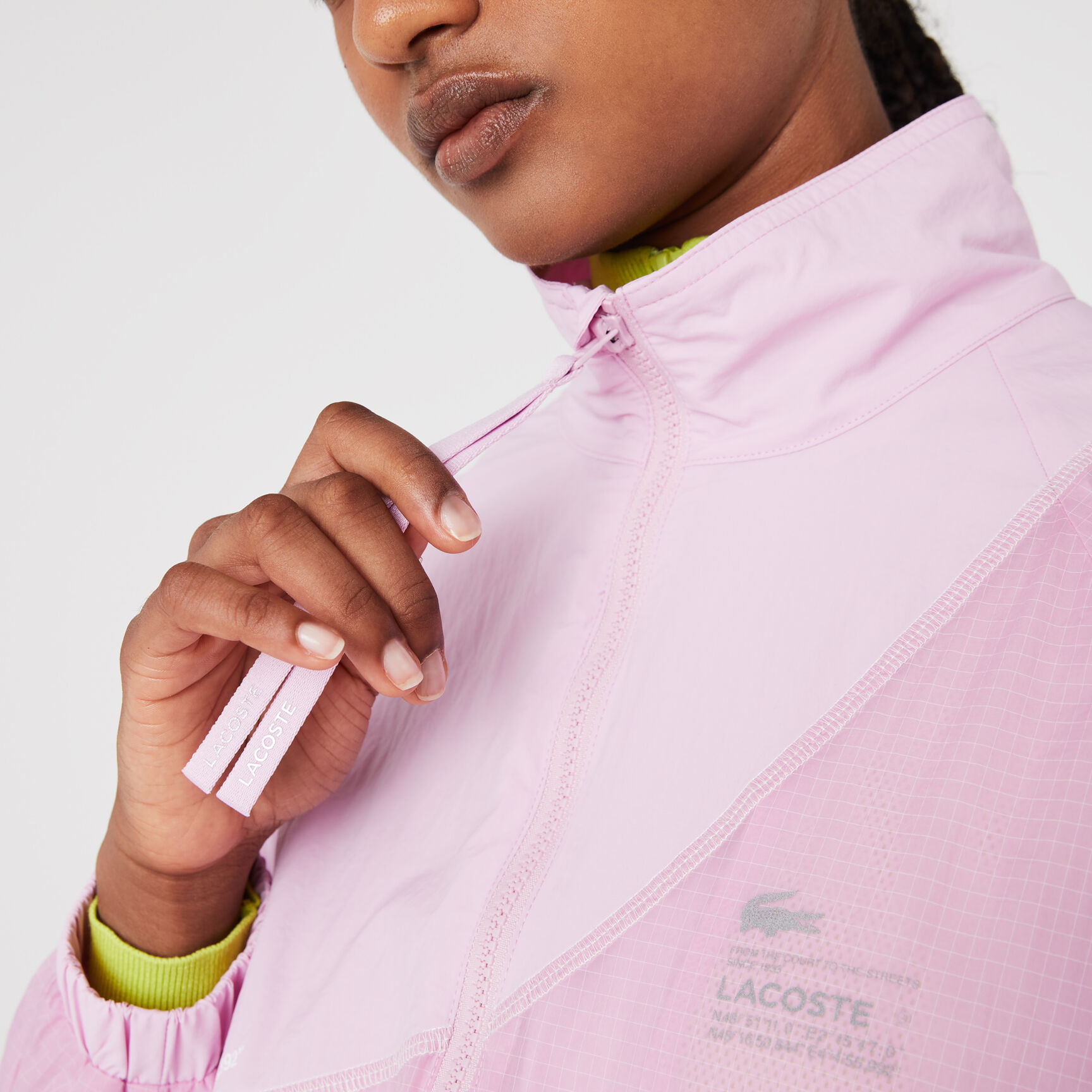 Women's Lacoste Mesh Lined Nylon Jacket