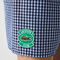 Men’s Mid-Length Gingham Check Cotton Blend Swimming Trunks lacoste men s mid length gingham check cotton blend swimming trunks