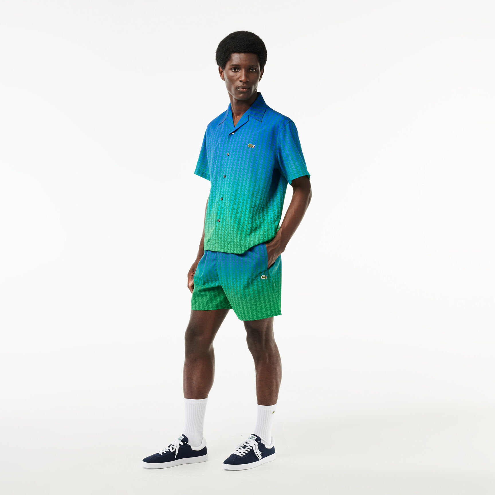 Ombré Effect Monogram Swim Trunks Ombré Effect Monogram Swim Trunks