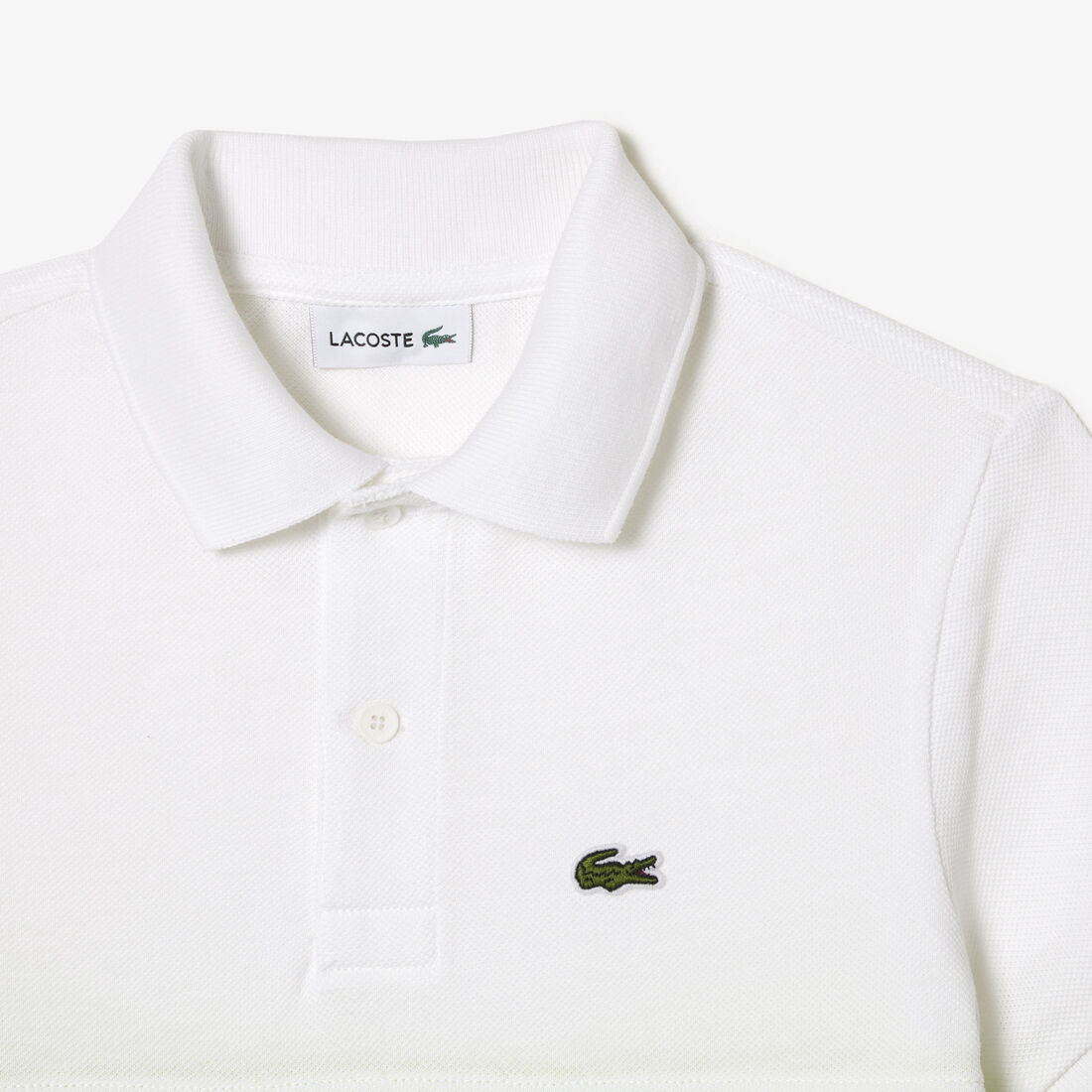 Kids' Lacoste Organic Cotton Pique Colourblock Polo Shirt Kids' Lacoste Organic Cotton Pique Colourblock Polo Shirt