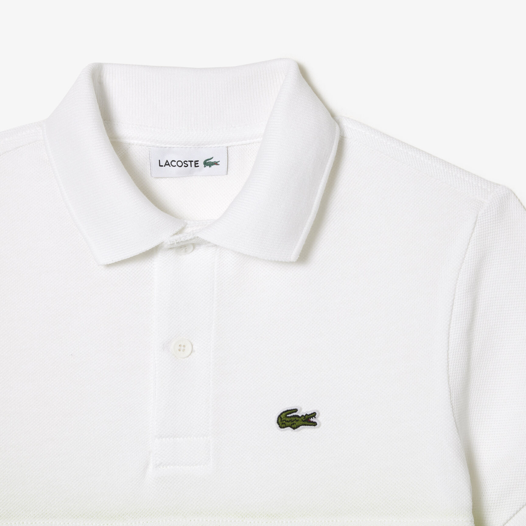 Kids' Lacoste Organic Cotton Pique Colourblock Polo Shirt Kids' Lacoste Organic Cotton Pique Colourblock Polo Shirt