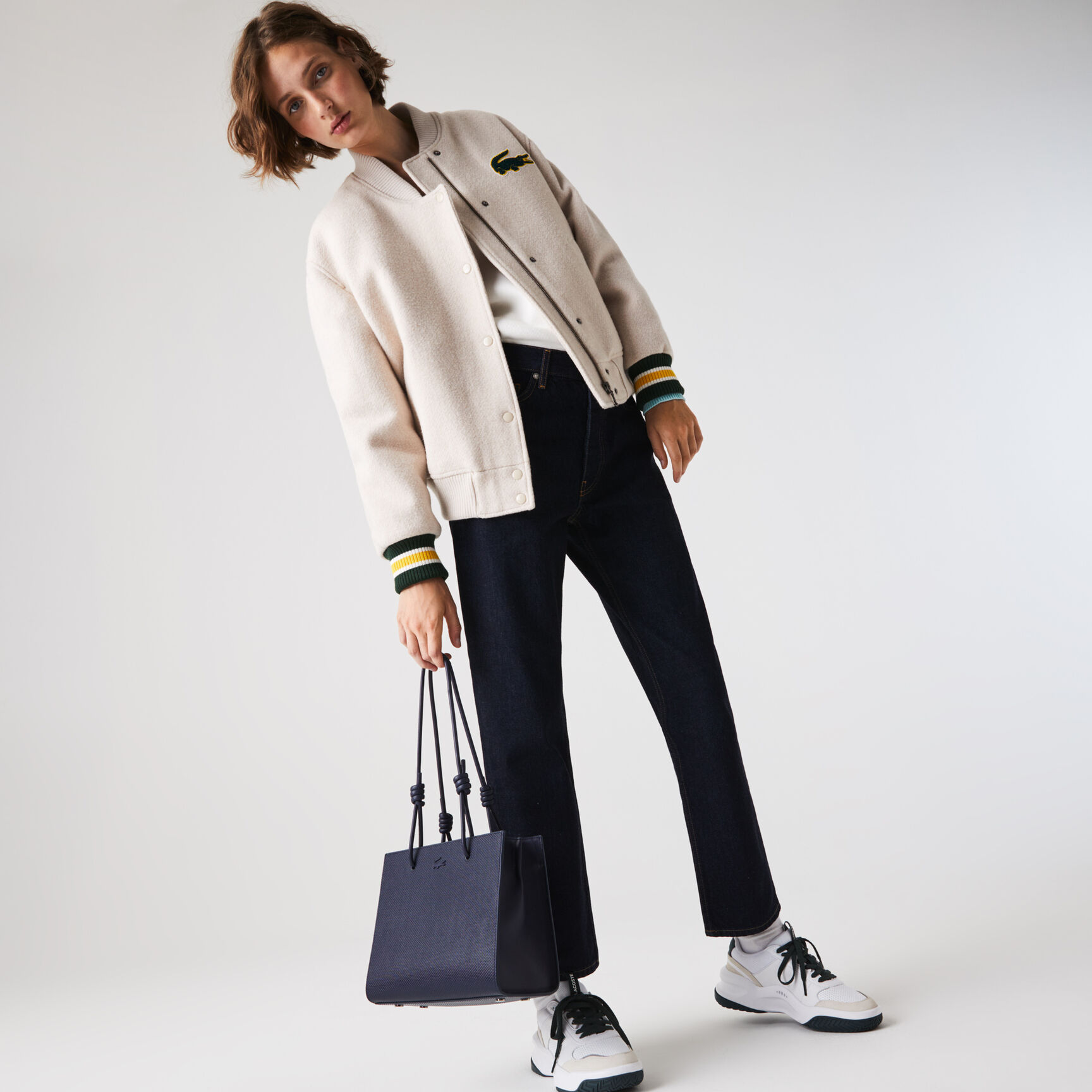 Women's Chantaco Matte Piqué Leather Shoulder Slung Handbag Women's Chantaco Matte Piqué Leather Shoulder Slung Handbag