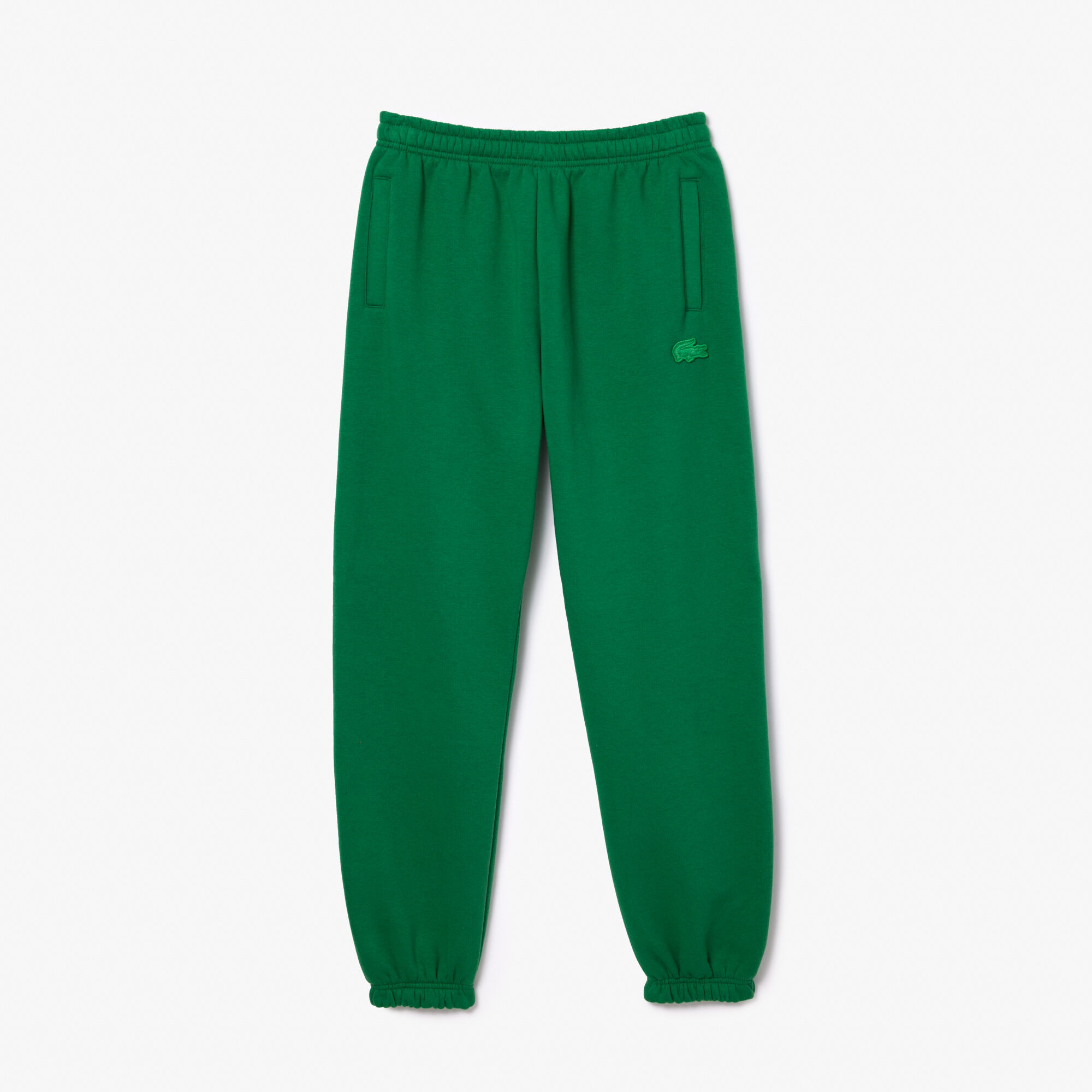 Cotton Jogger Track Pants, Green | LACOSTE EG