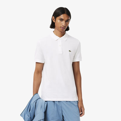Men's Slim Fit Lacoste Polo Shirt In Petit Piqué