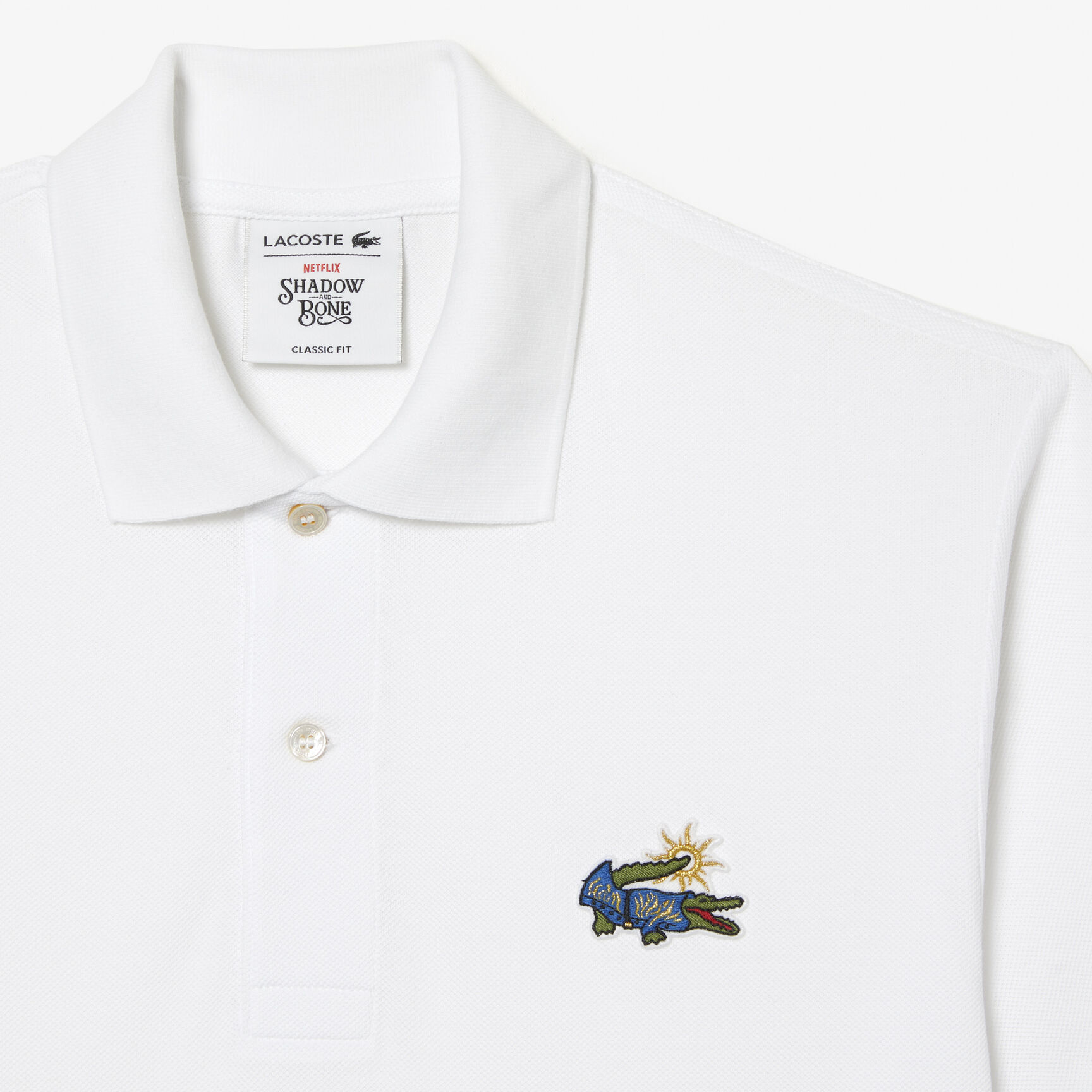 Men&rsquo;s Lacoste x Netflix Organic Cotton Polo Shirt