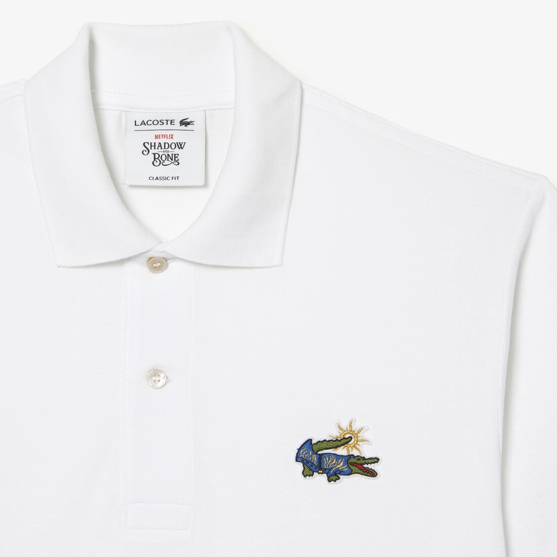 Men’s Lacoste x Netflix Organic Cotton Polo Shirt Men’s Lacoste x Netflix Organic Cotton Polo Shirt