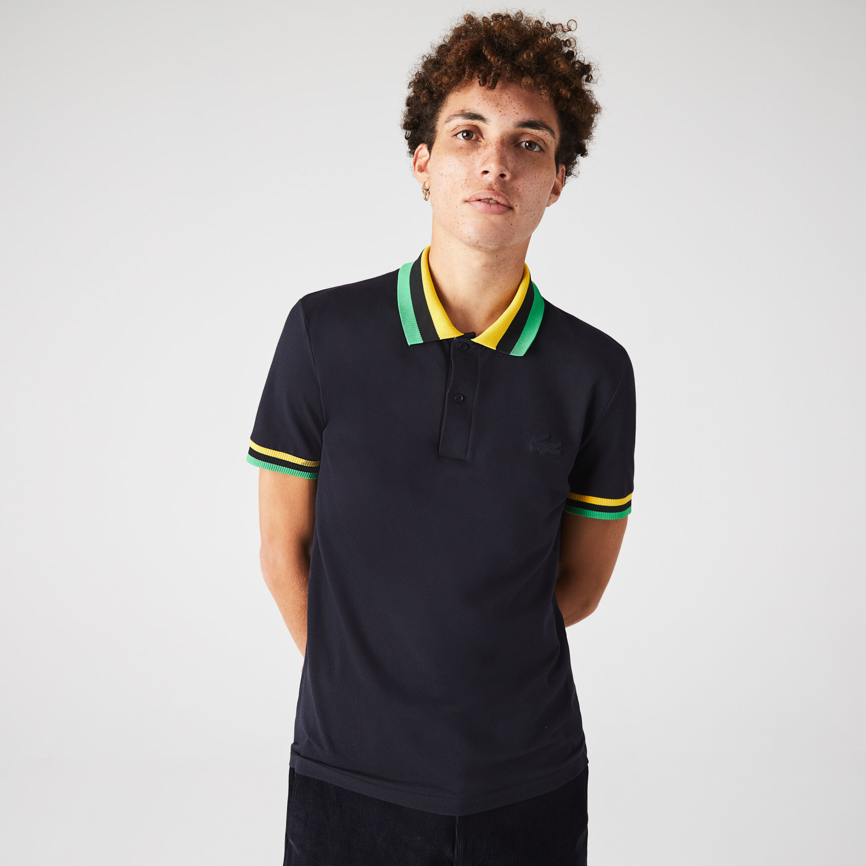 Men’s Lacoste Slim Fit Light Breathable Piqué Polo Men’s Lacoste Slim Fit Light Breathable Piqué Polo