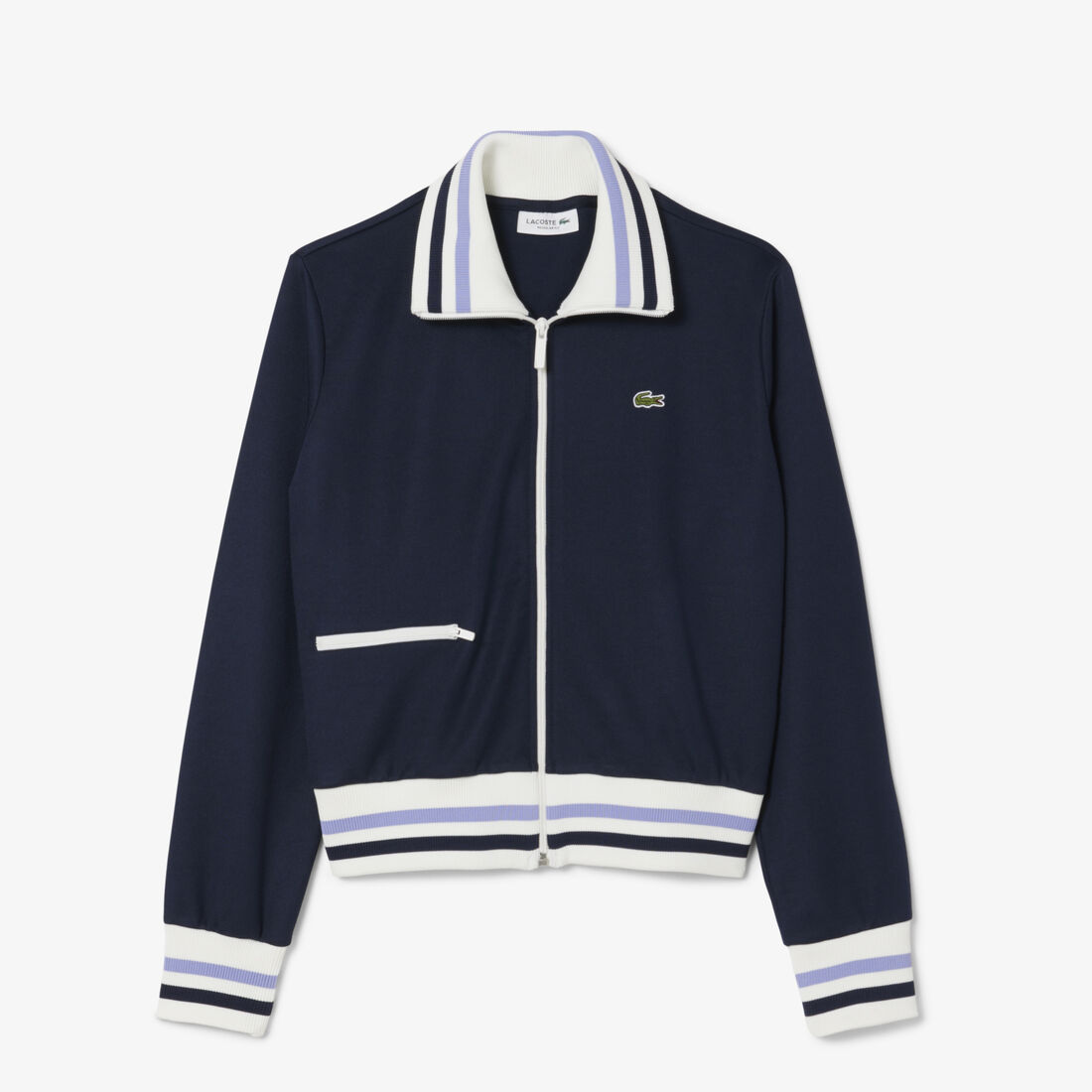 سويت شيرت مخطط بسحاب سويت شيرت مخطط بسحاب