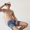 Men’s Mid-Length Gingham Check Cotton Blend Swimming Trunks lacoste men s mid length gingham check cotton blend swimming trunks
