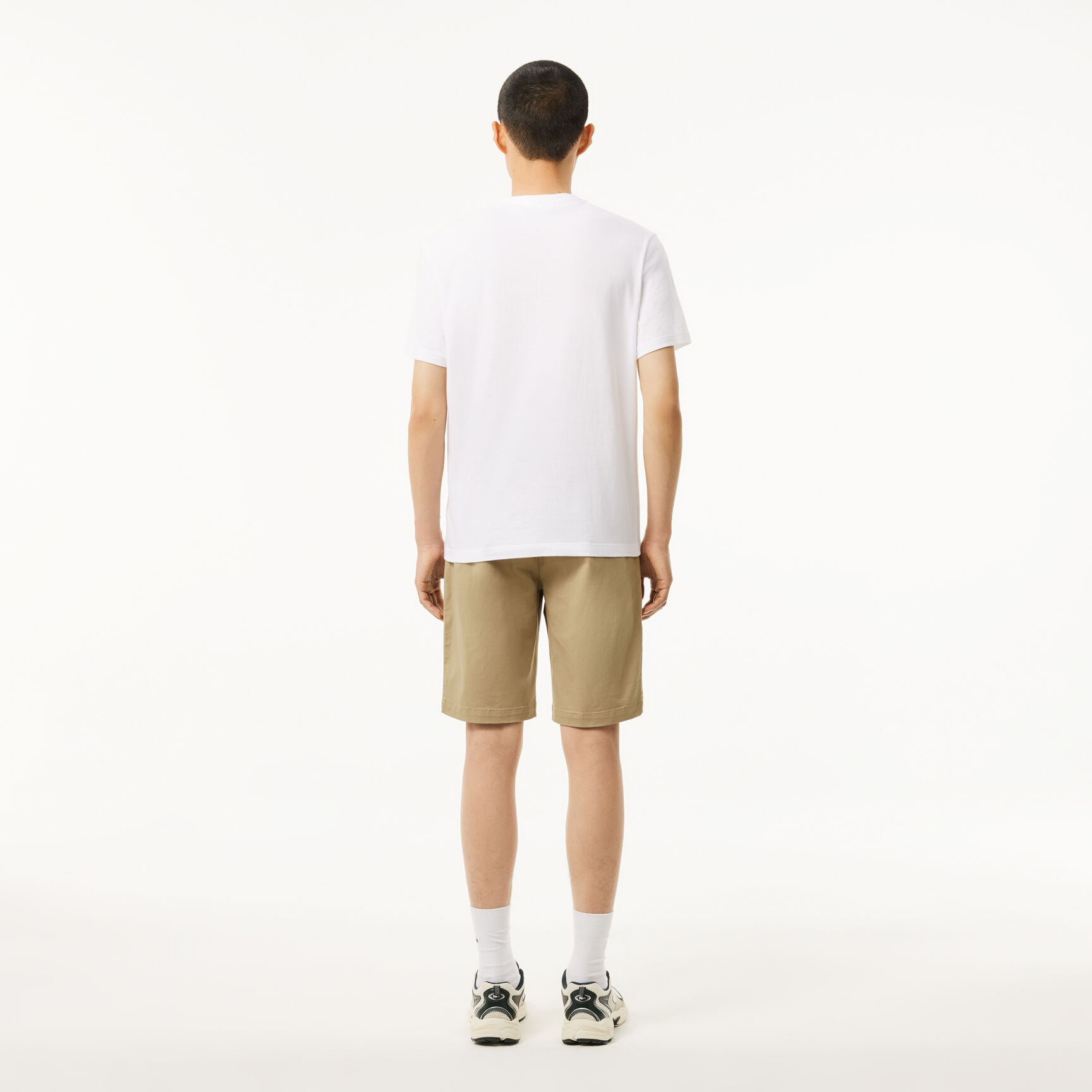 Slim Fit Stretch Cotton Chino Shorts