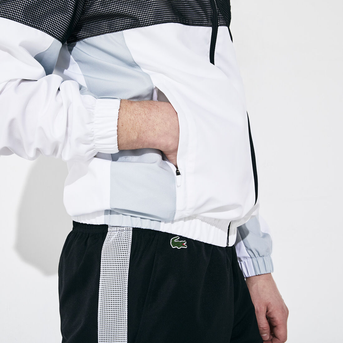 Men's Lacoste SPORT Taffeta And Jersey Tennis Tracksuit Men's Lacoste SPORT Taffeta And Jersey Tennis Tracksuit