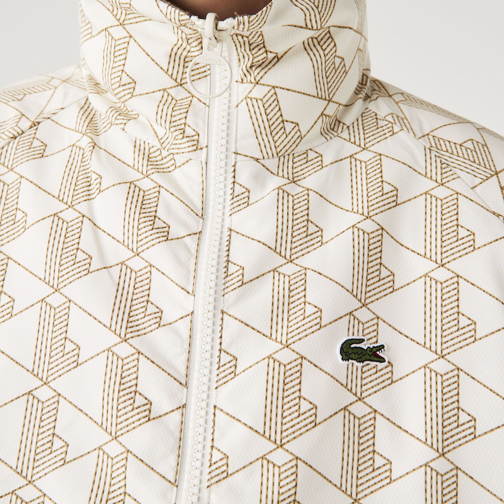 Unisex Lacoste Water-Repellent Reversible Jacket Unisex Lacoste Water-Repellent Reversible Jacket